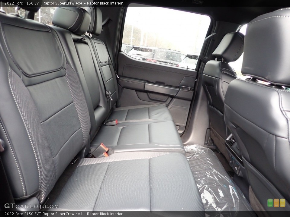 Raptor Black Interior Rear Seat for the 2022 Ford F150 SVT Raptor SuperCrew 4x4 #145222197