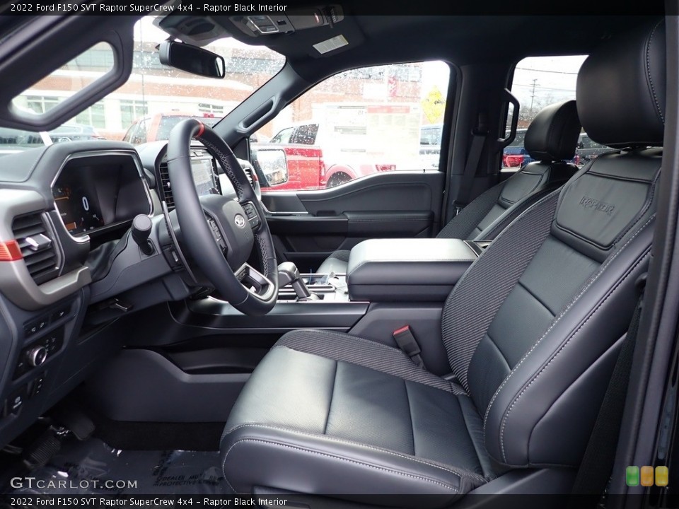 Raptor Black Interior Photo for the 2022 Ford F150 SVT Raptor SuperCrew 4x4 #145222278