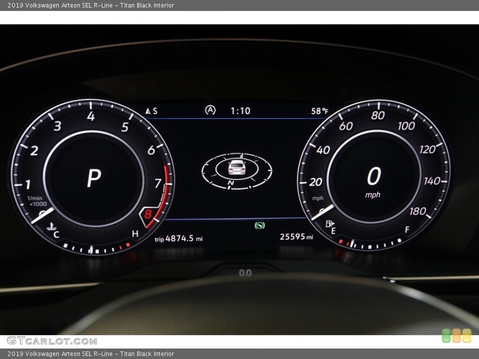 Titan Black Interior Gauges for the 2019 Volkswagen Arteon SEL R-Line #145222392