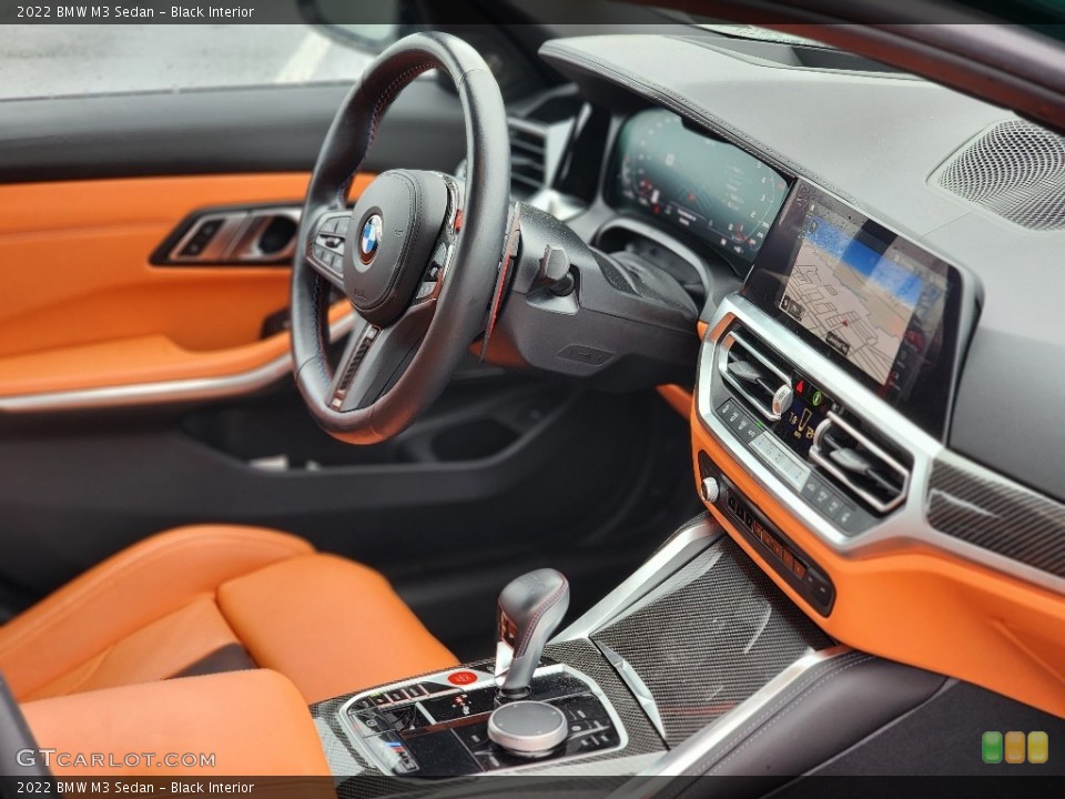 Black Interior Photo for the 2022 BMW M3 Sedan #145222500