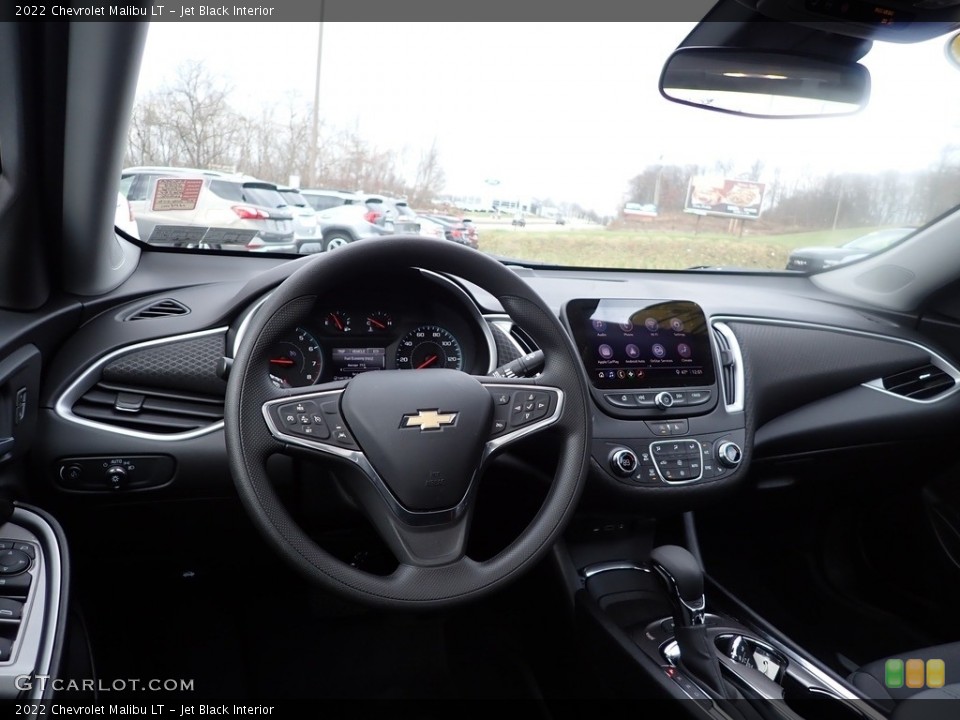 Jet Black Interior Dashboard for the 2022 Chevrolet Malibu LT #145223325