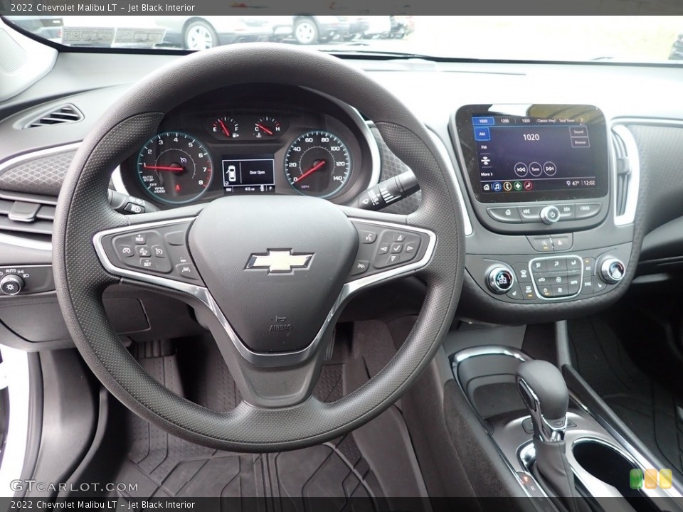 Jet Black Interior Steering Wheel for the 2022 Chevrolet Malibu LT #145223538
