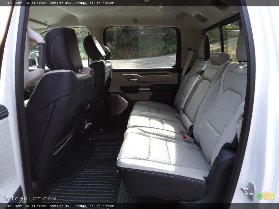 Indigo/Sea Salt Interior Rear Seat for the 2022 Ram 1500 Limited Crew Cab 4x4 #145223583