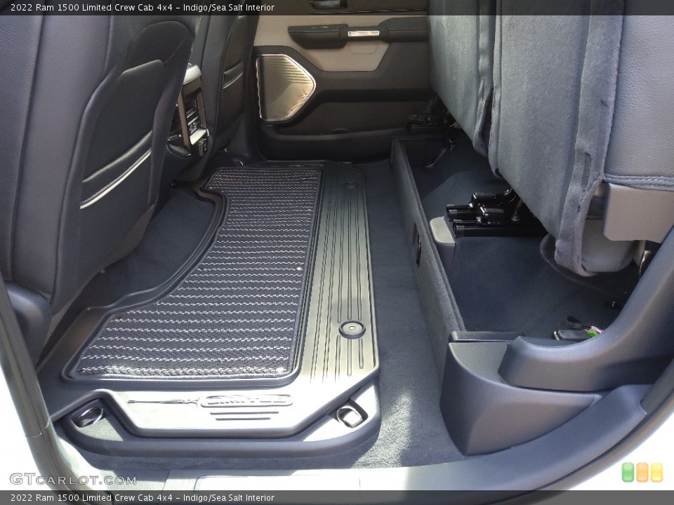 Indigo/Sea Salt Interior Rear Seat for the 2022 Ram 1500 Limited Crew Cab 4x4 #145223601