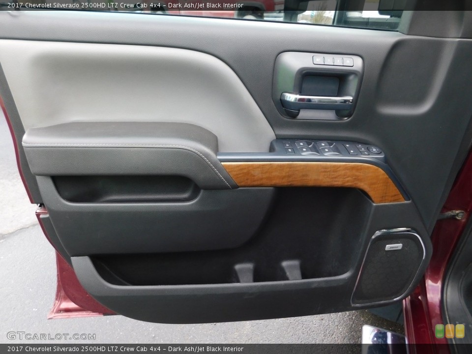 Dark Ash/Jet Black Interior Door Panel for the 2017 Chevrolet Silverado 2500HD LTZ Crew Cab 4x4 #145223679