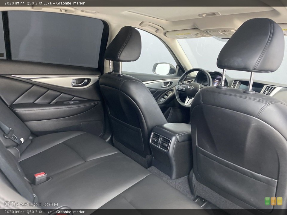 Graphite Interior Rear Seat for the 2020 Infiniti Q50 3.0t Luxe #145223730