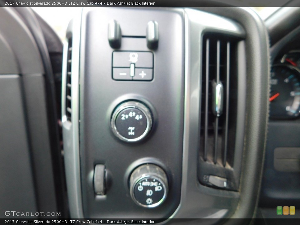 Dark Ash/Jet Black Interior Controls for the 2017 Chevrolet Silverado 2500HD LTZ Crew Cab 4x4 #145223835