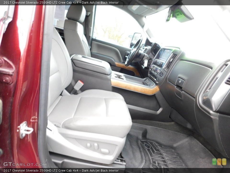 Dark Ash/Jet Black Interior Front Seat for the 2017 Chevrolet Silverado 2500HD LTZ Crew Cab 4x4 #145224135