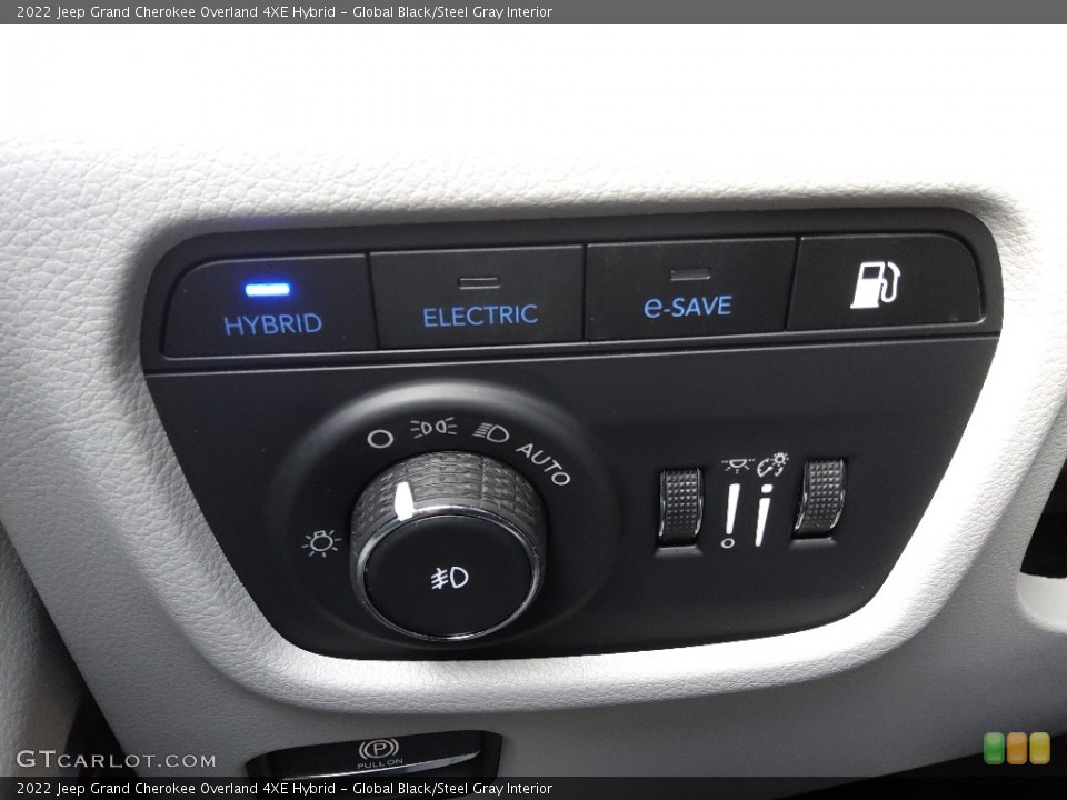 Global Black/Steel Gray Interior Controls for the 2022 Jeep Grand Cherokee Overland 4XE Hybrid #145224937