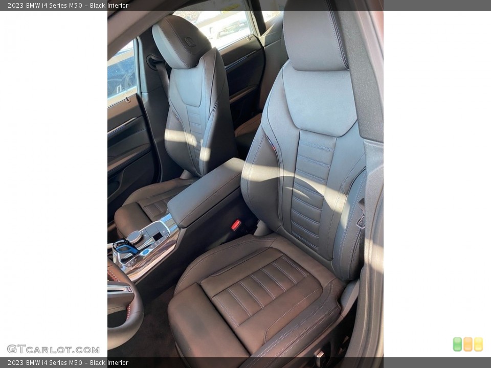 Black Interior Front Seat for the 2023 BMW i4 Series M50 #145224976