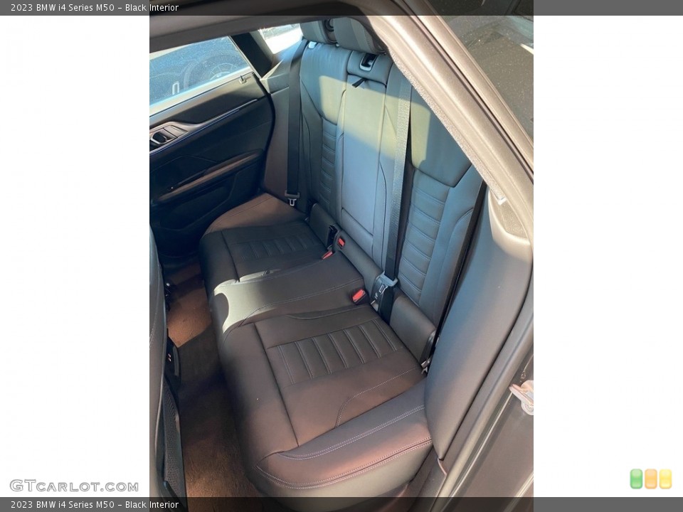 Black Interior Rear Seat for the 2023 BMW i4 Series M50 #145224985