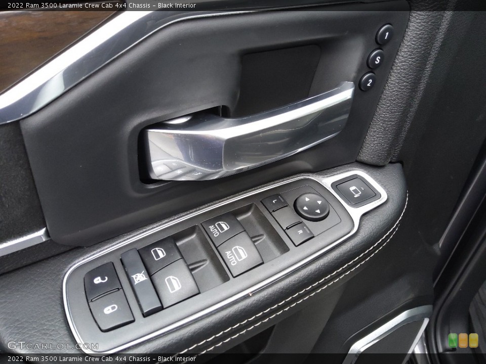 Black Interior Controls for the 2022 Ram 3500 Laramie Crew Cab 4x4 Chassis #145225255