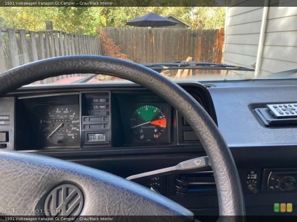 Gray/Black Interior Gauges for the 1991 Volkswagen Vanagon GL Camper #145225537