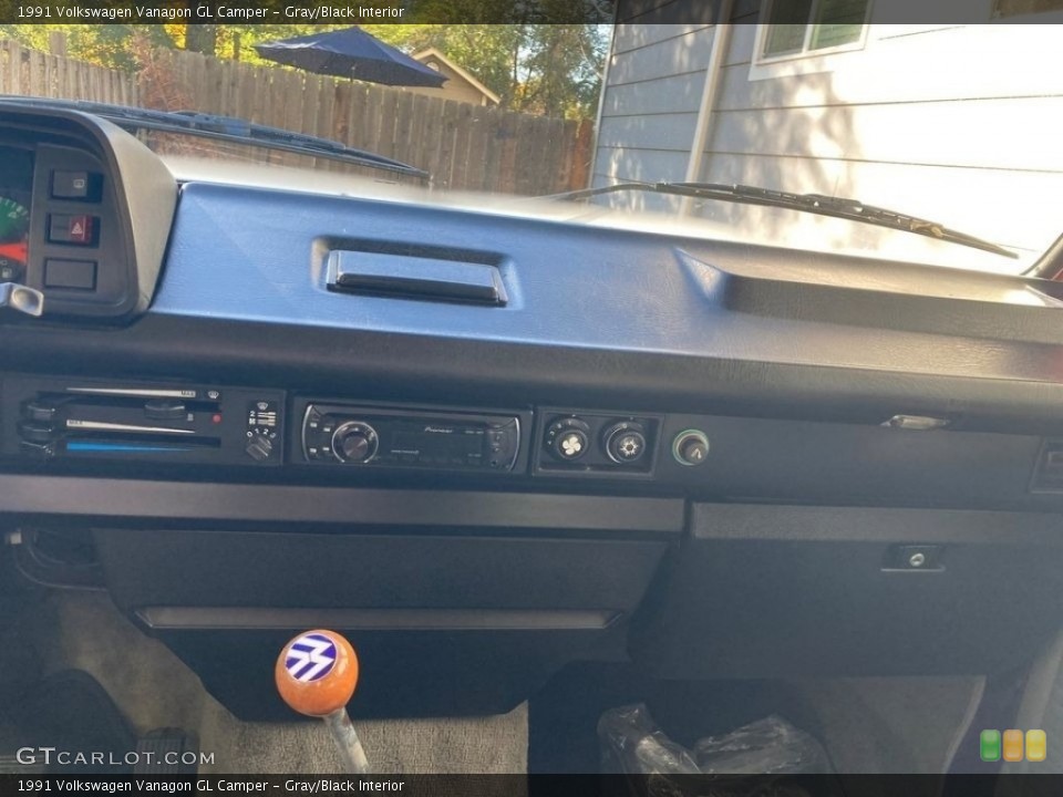 Gray/Black Interior Dashboard for the 1991 Volkswagen Vanagon GL Camper #145225543
