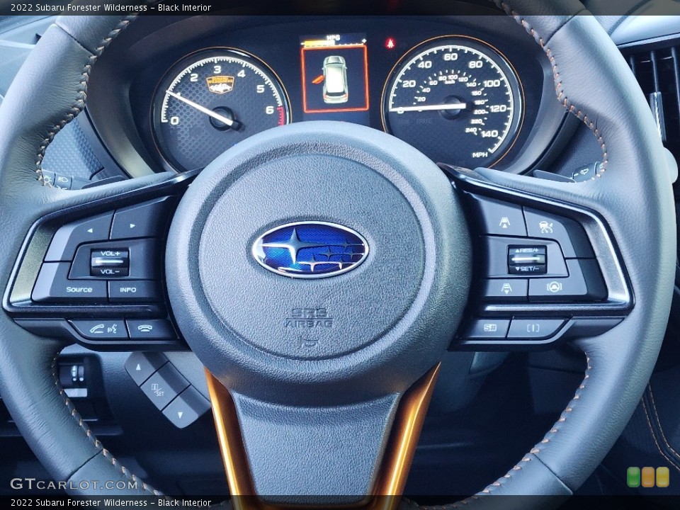 Black Interior Steering Wheel for the 2022 Subaru Forester Wilderness #145226133
