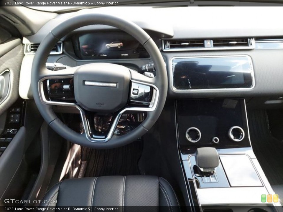 Ebony Interior Dashboard for the 2023 Land Rover Range Rover Velar R-Dynamic S #145226946