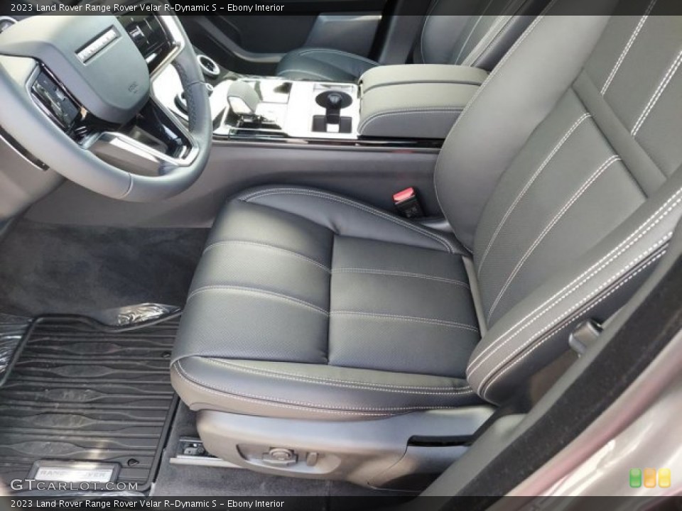 Ebony Interior Front Seat for the 2023 Land Rover Range Rover Velar R-Dynamic S #145227003