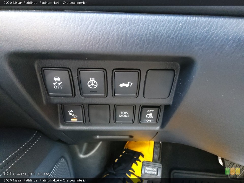 Charcoal Interior Controls for the 2020 Nissan Pathfinder Platinum 4x4 #145227615
