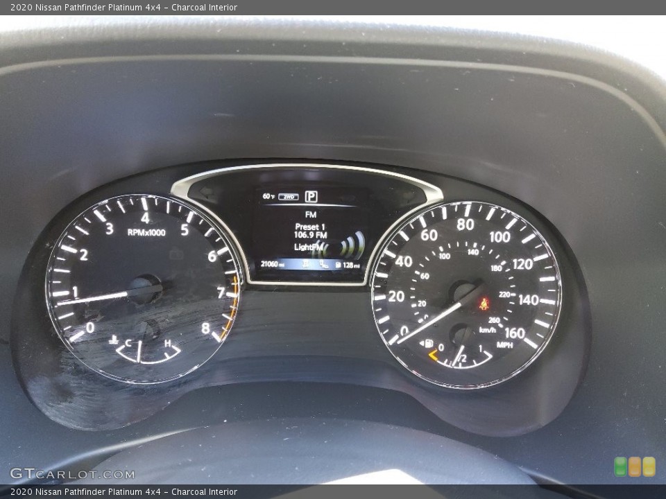 Charcoal Interior Gauges for the 2020 Nissan Pathfinder Platinum 4x4 #145227663