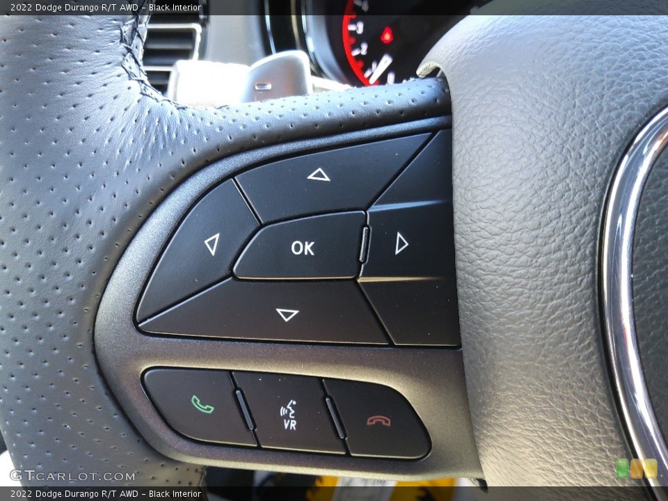 Black Interior Steering Wheel for the 2022 Dodge Durango R/T AWD #145228731