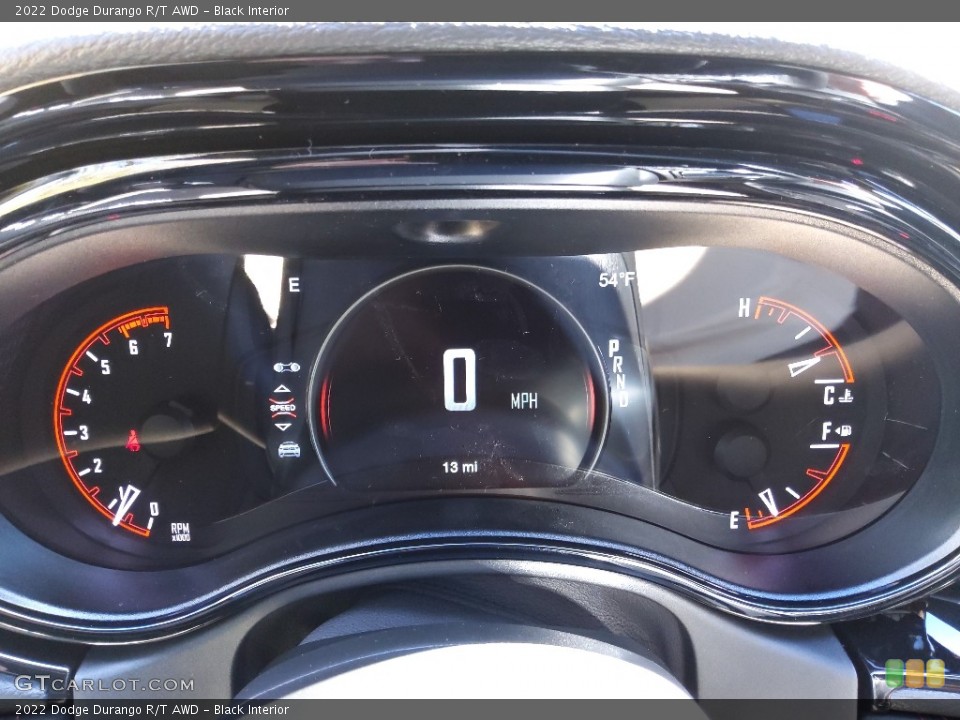 Black Interior Gauges for the 2022 Dodge Durango R/T AWD #145228746