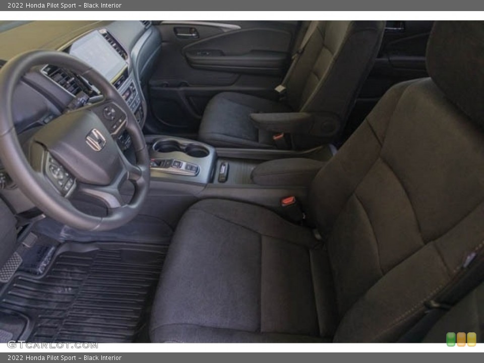 Black Interior Front Seat for the 2022 Honda Pilot Sport #145230150