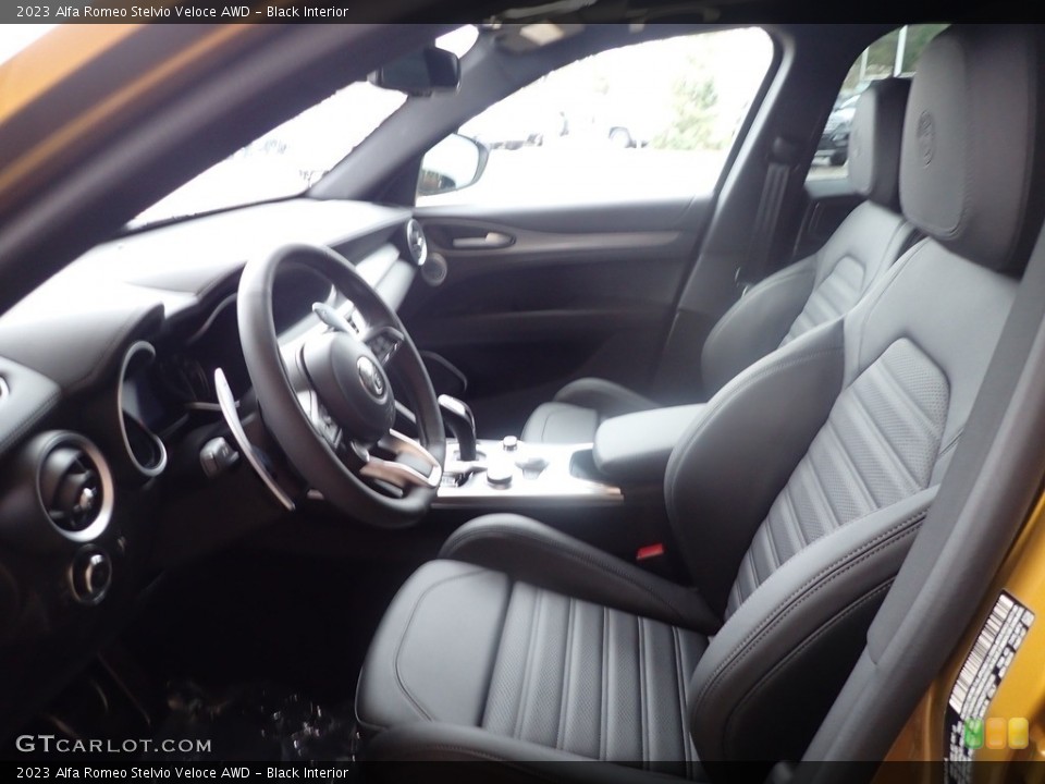 Black 2023 Alfa Romeo Stelvio Interiors