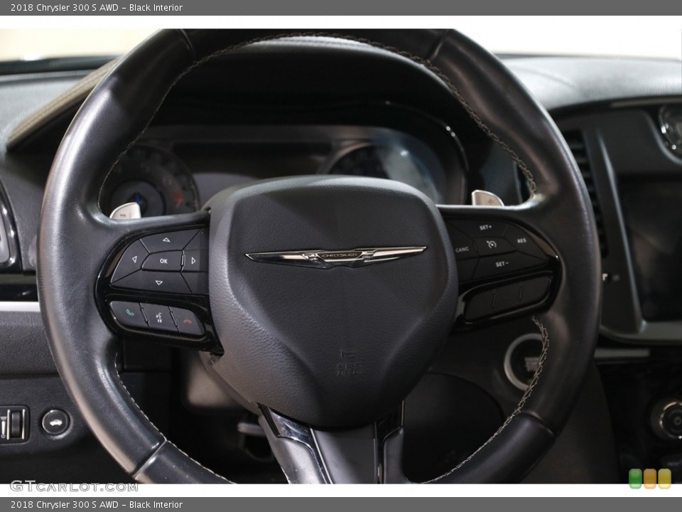 Black Interior Steering Wheel for the 2018 Chrysler 300 S AWD #145231538