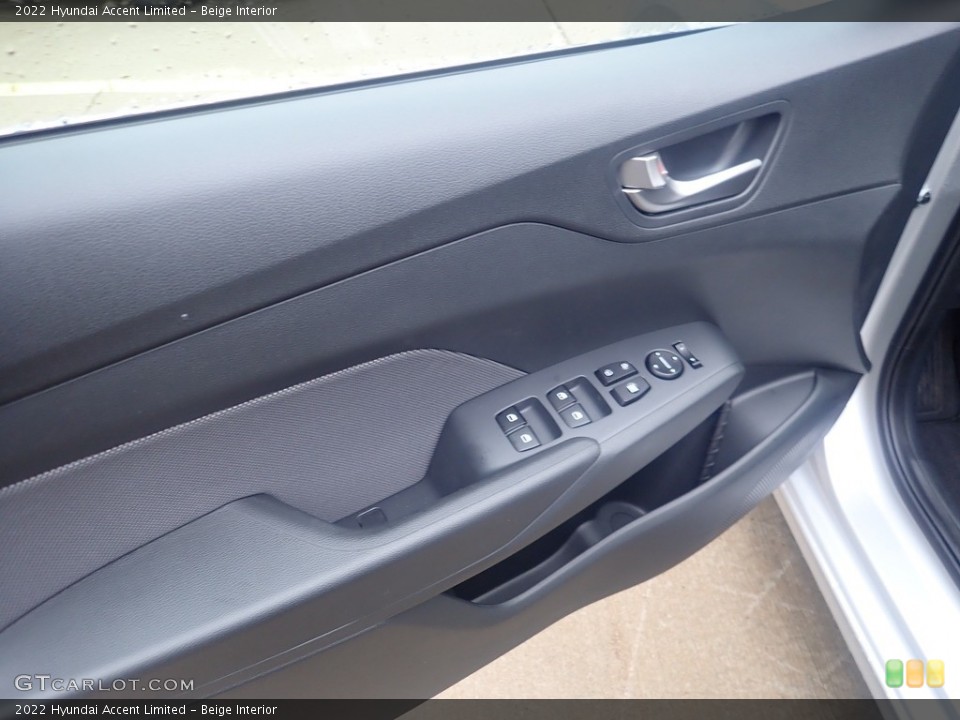 Beige Interior Door Panel for the 2022 Hyundai Accent Limited #145231691