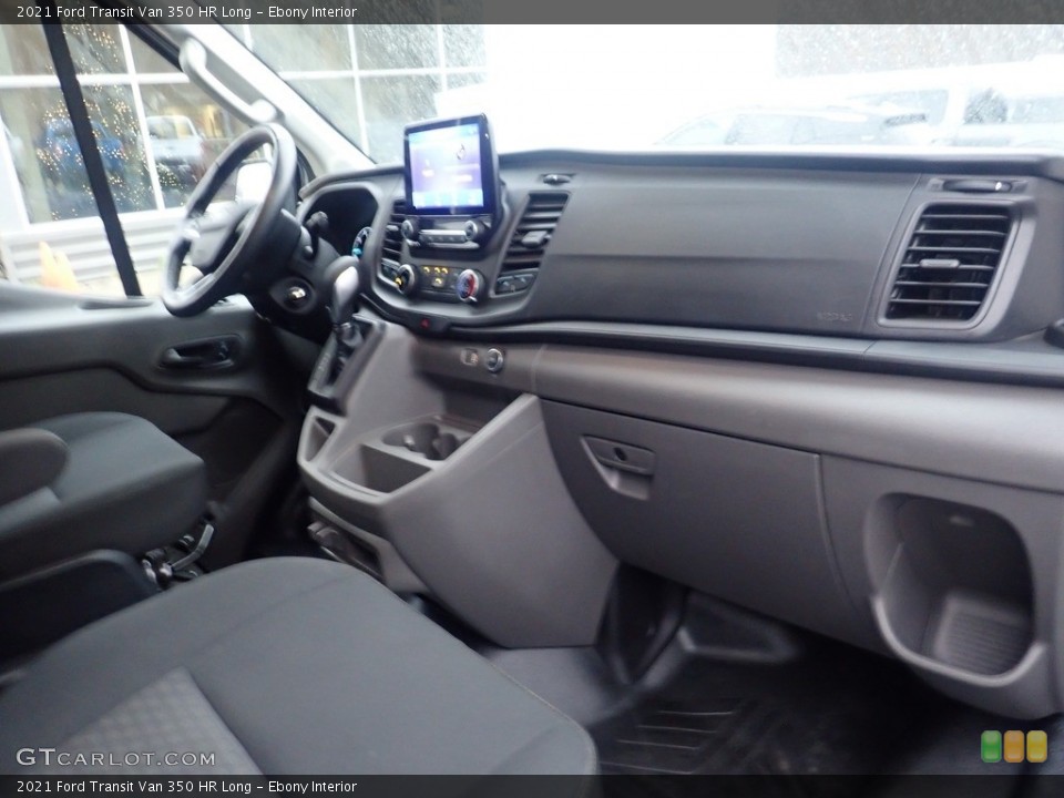 Ebony Interior Dashboard for the 2021 Ford Transit Van 350 HR Long #145231844
