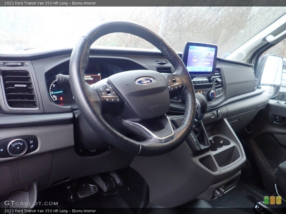 Ebony Interior Dashboard for the 2021 Ford Transit Van 350 HR Long #145231961
