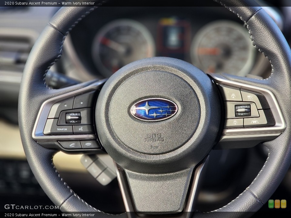 Warm Ivory Interior Steering Wheel for the 2020 Subaru Ascent Premium #145232984