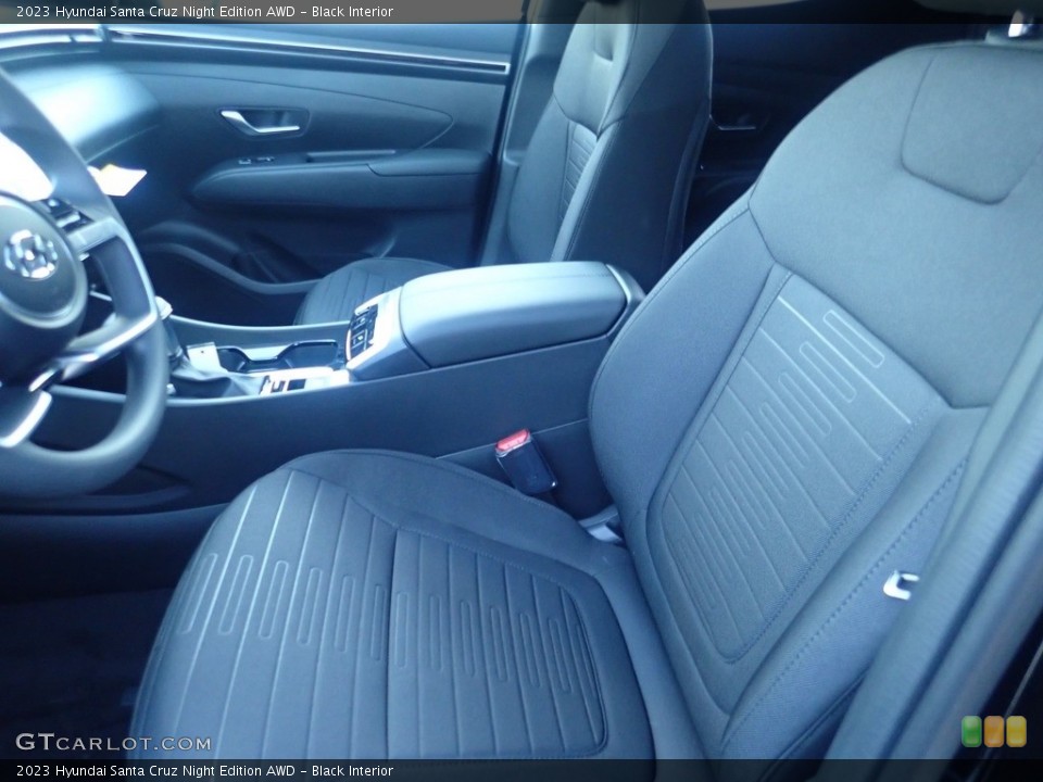 Black Interior Front Seat for the 2023 Hyundai Santa Cruz Night Edition AWD #145233215