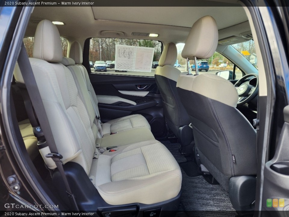 Warm Ivory Interior Rear Seat for the 2020 Subaru Ascent Premium #145233290