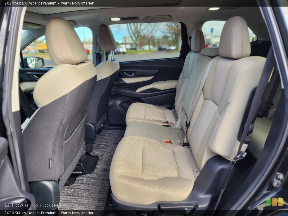 Warm Ivory Interior Rear Seat for the 2020 Subaru Ascent Premium #145233404