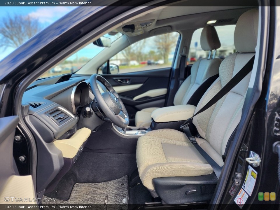 Warm Ivory Interior Front Seat for the 2020 Subaru Ascent Premium #145233503