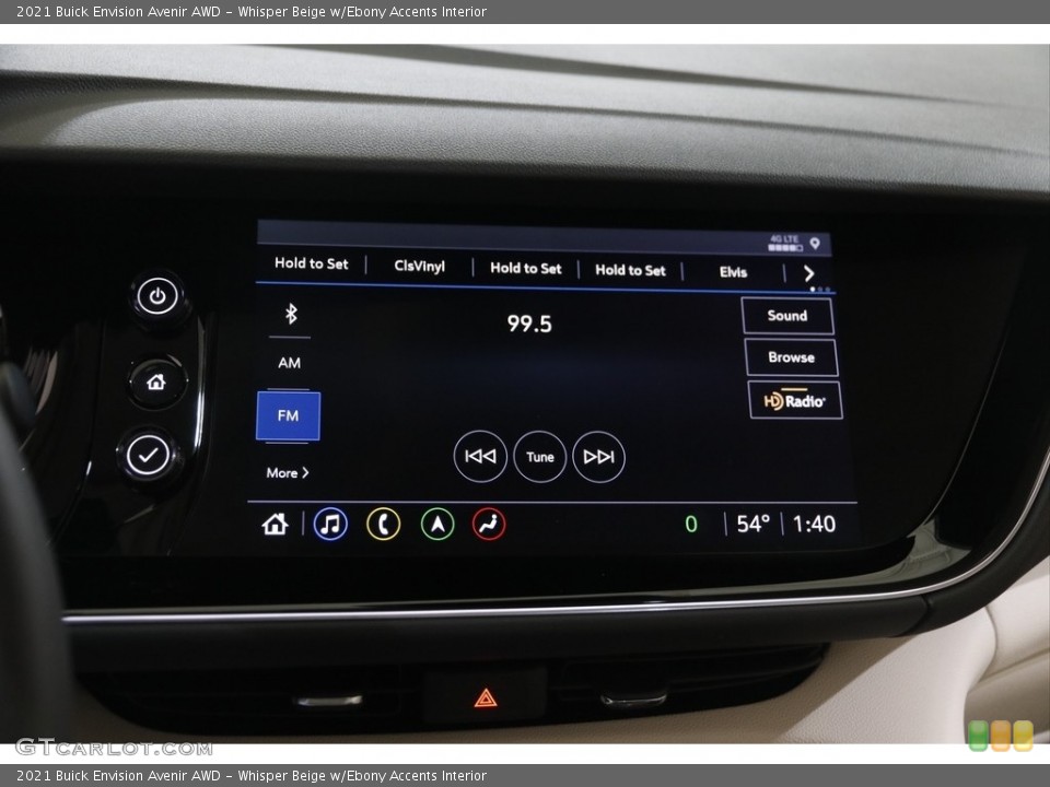 Whisper Beige w/Ebony Accents Interior Controls for the 2021 Buick Envision Avenir AWD #145233596