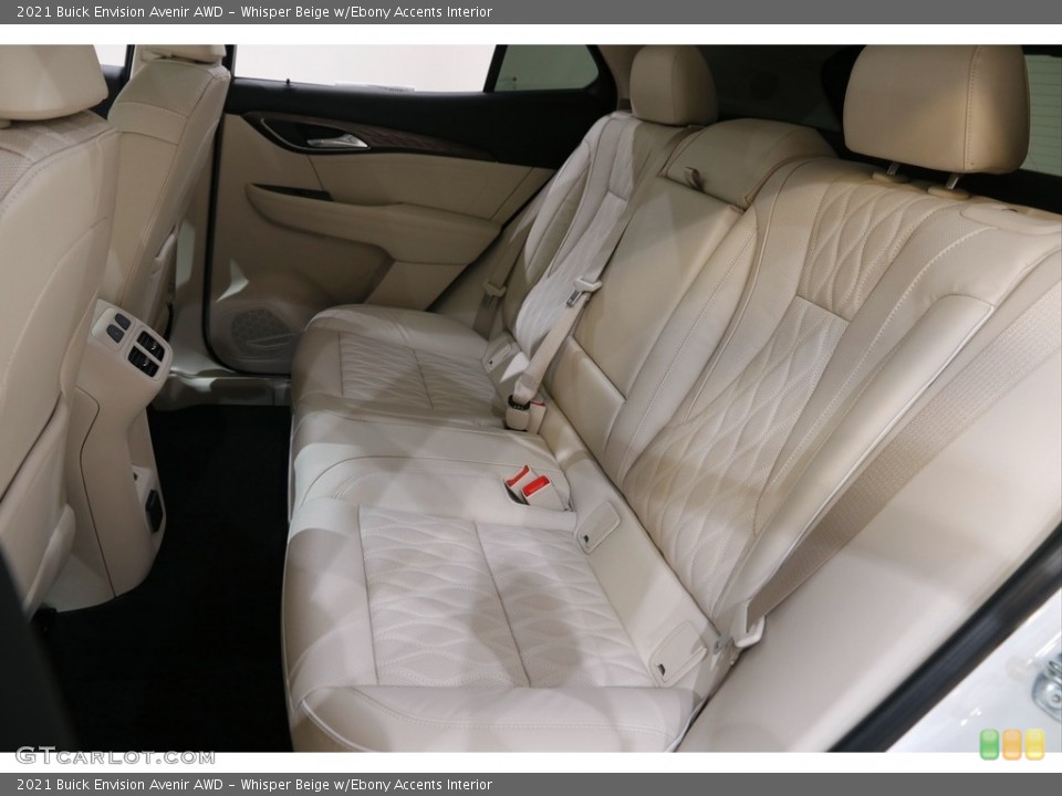 Whisper Beige w/Ebony Accents Interior Rear Seat for the 2021 Buick Envision Avenir AWD #145233731