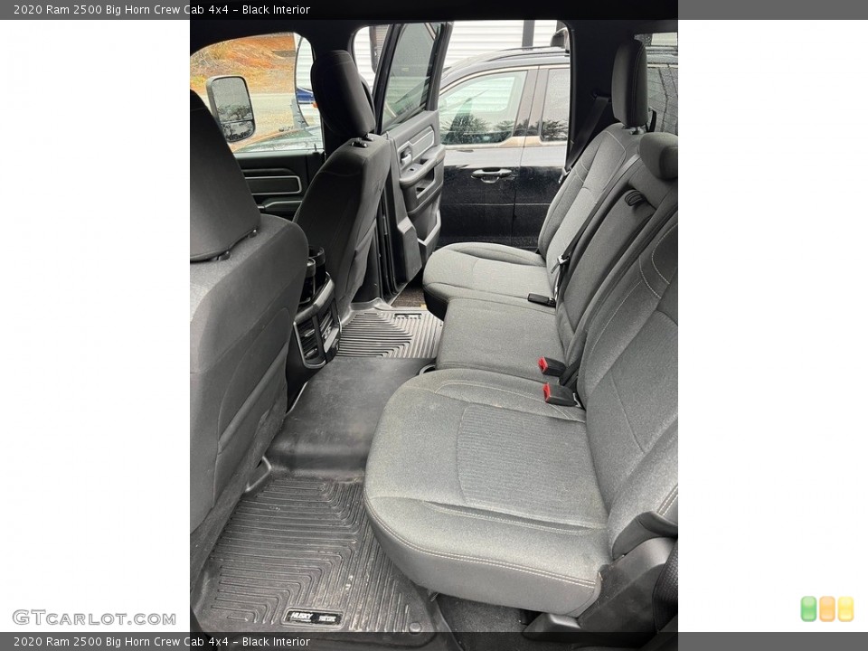 Black Interior Rear Seat for the 2020 Ram 2500 Big Horn Crew Cab 4x4 #145234238