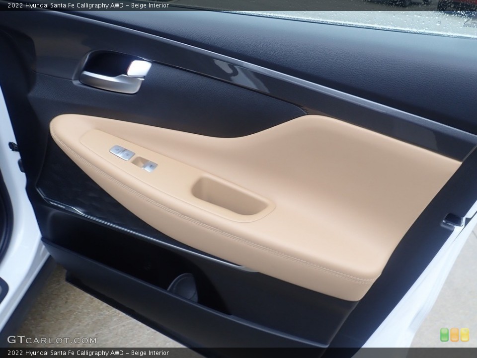 Beige Interior Door Panel for the 2022 Hyundai Santa Fe Calligraphy AWD #145234424