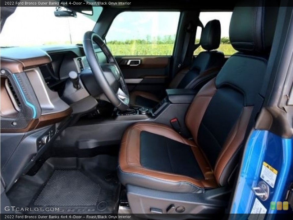 Roast/Black Onyx Interior Front Seat for the 2022 Ford Bronco Outer Banks 4x4 4-Door #145234688