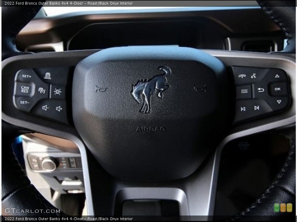 Roast/Black Onyx Interior Steering Wheel for the 2022 Ford Bronco Outer Banks 4x4 4-Door #145234706