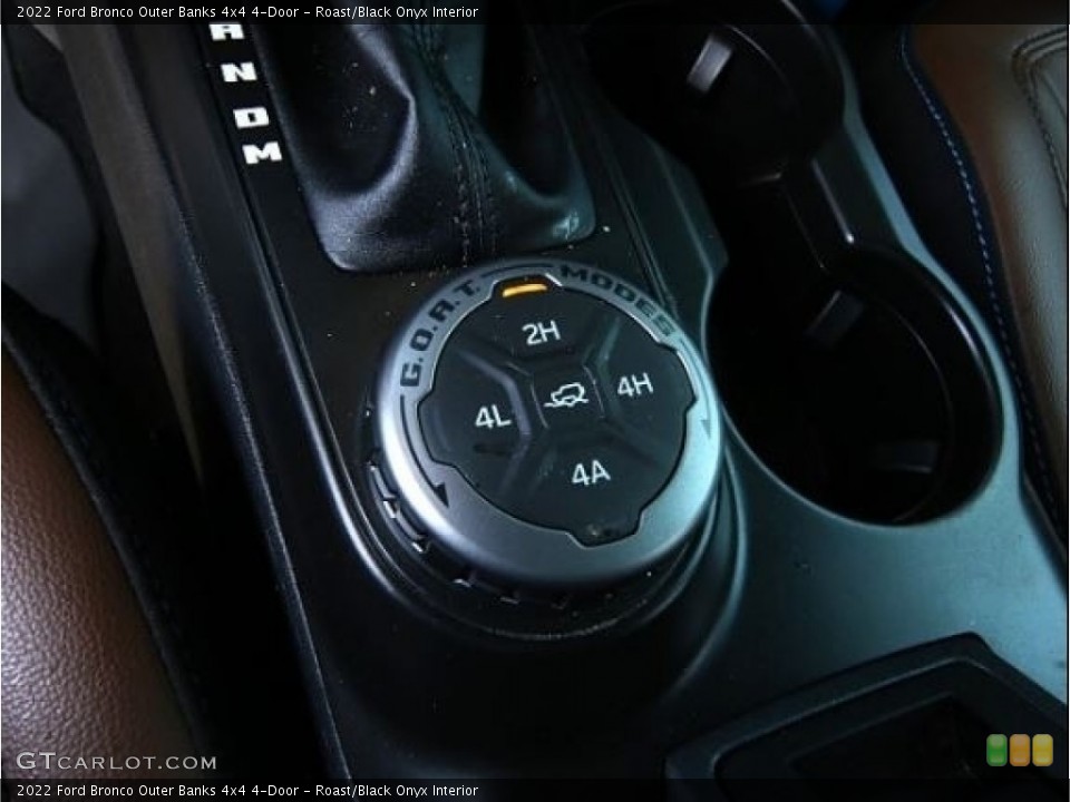 Roast/Black Onyx Interior Controls for the 2022 Ford Bronco Outer Banks 4x4 4-Door #145234772