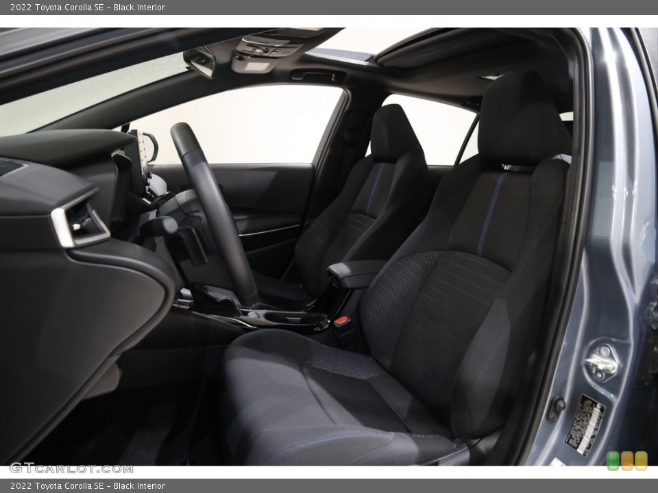 Black Interior Front Seat for the 2022 Toyota Corolla SE #145234808