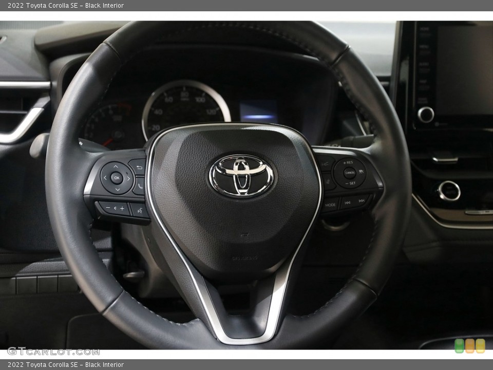 Black Interior Steering Wheel for the 2022 Toyota Corolla SE #145234835