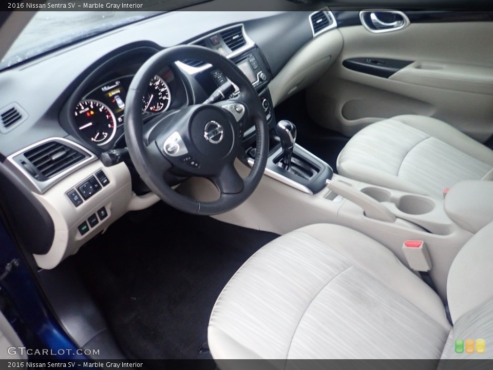 Marble Gray Interior Front Seat for the 2016 Nissan Sentra SV #145235015