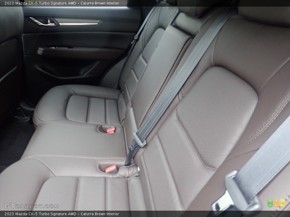 Caturra Brown Interior Rear Seat for the 2023 Mazda CX-5 Turbo Signature AWD #145235135