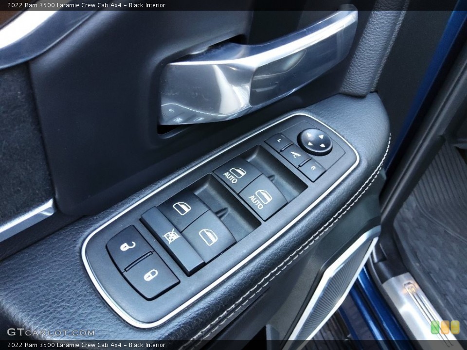 Black Interior Door Panel for the 2022 Ram 3500 Laramie Crew Cab 4x4 #145236430