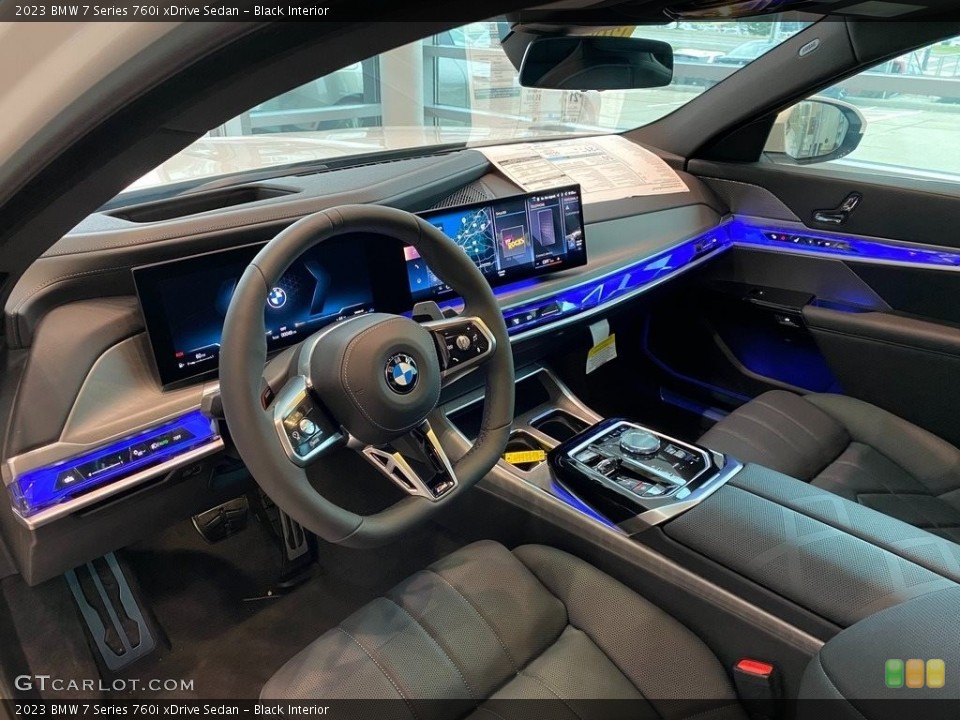 Black Interior Photo for the 2023 BMW 7 Series 760i xDrive Sedan #145237462