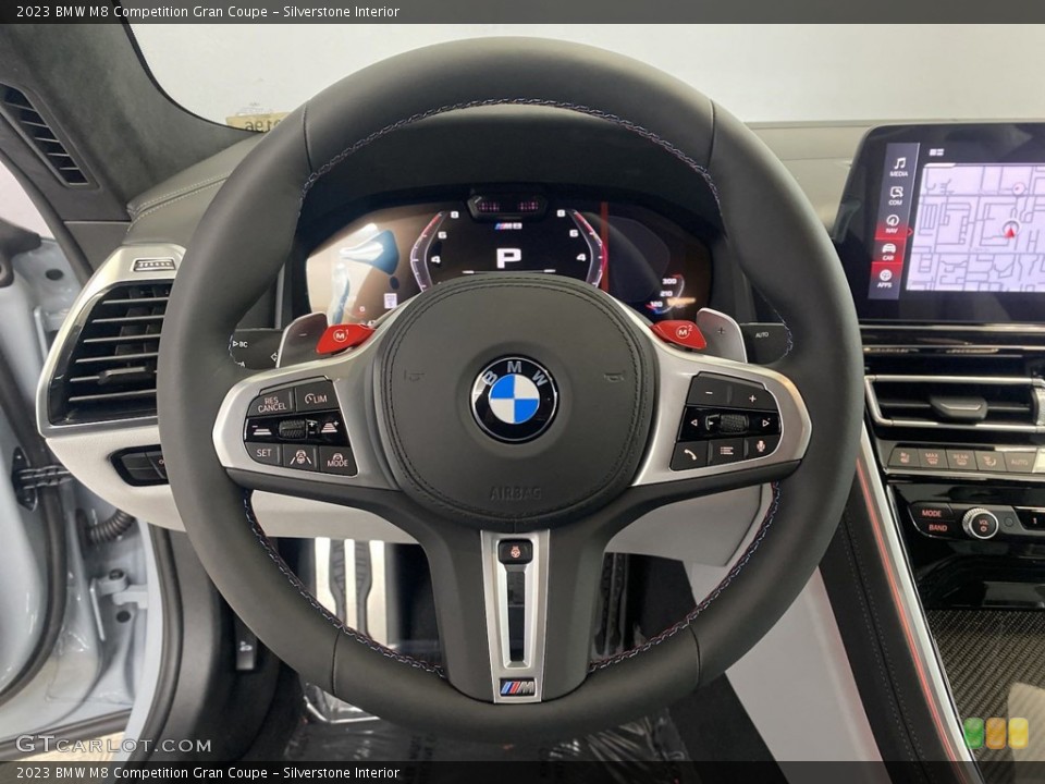 Silverstone Interior Steering Wheel for the 2023 BMW M8 Competition Gran Coupe #145238551